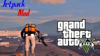 РЕАКТИВНЫЙ РАНЕЦ В GTA 5:  Mods - "Jetpack Mod"