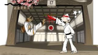 Обезьяна каратист / karate Monkey