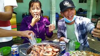 Gặp mặt đầu năm ăn tết muộn cùng nhóm kẹo kéo ở quê Tân Phú Đông