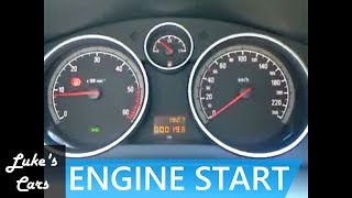 OPEL Astra H 1.7 CDTi Engine Start