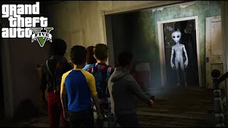 GTA 5 MOD VITA REALE DA BAMBINO #25 - RONALDO JR E I SUOI AMICI ESPLORANO UNA CASA ABBANDONATA!!