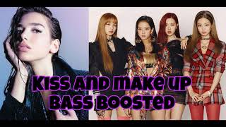Dua Lipa & BLACKPINK - Kiss and Make Up (Bass Boosted)