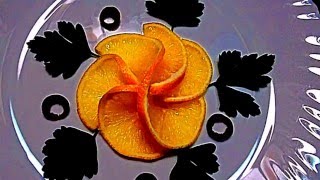 Украшения из лимона! Decoration of lemon! Украшения из фруктов! Decoration of fruits!