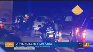 VIDEO: 1 man dead 1 woman hurt following crash in Scottsdale