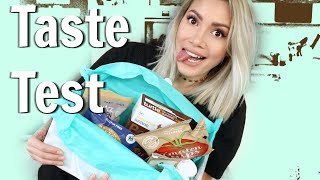 Ganze Box voll mit vegan Snacks & Taste Test :) | funnypilgrim