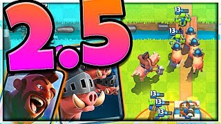 2.5 DOUBLE HOG DECK - UNDEFEATED!!! - CLASH ROYALE
