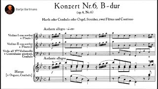 George Frideric Handel - Harp Concerto Op. 4,  No. 6 (1735) [Zabaleta]