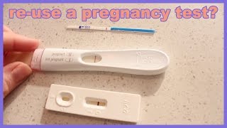 Can you resuse a pregnancy test? Let's find out!