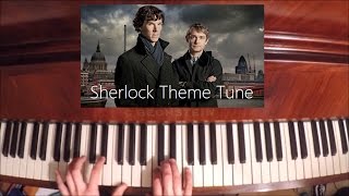 Sherlock (BBC) - Main theme - Piano cover/tutorial