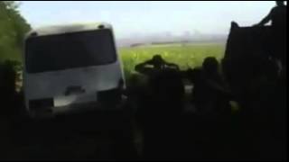 Донецк обл  Видео под пулями  Бой батальона Нацгвардии  АТО, Донбасс, ДНР, ЛНР