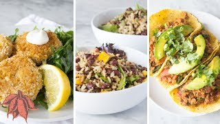 Damn Good Vegan Meals in UNDER 15 MINUTES | 3 Easy Vegan Recipes ?
