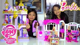 Barbie Doll Glam Getaway House My Little Pony (MLP) Cutie Mark Magic Canterlot Castle