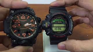 Casio 1161 module - Skyforce DW-6500 Gshock watch set-up, test screen & functions explanations