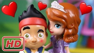 Sofia The First toys in English #02 ? Jake and Sofia have a date Cartoon For Kids 2017