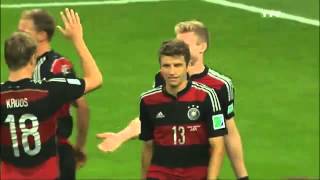 Brésil 1 -7 Allemagne - Coupe Du Monde 2014 - 1/2 finale Les Buts