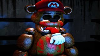 MARIO GETS STUFFED INTO AN ANIMATRONIC SUIT! | Mario in Animatronic Horror (Five Nights at Freddys)