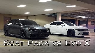 Scat Pack vs Evo X
