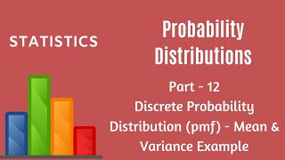 Random Variable and Probability Distribution-Ex. 7.3/8.3 Commerce/Science Maharashtra Board 12th Std