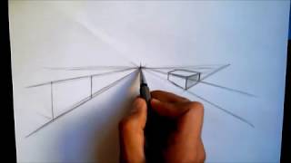 Como fazer desenho com profundidade (perspectiva) - aula 4