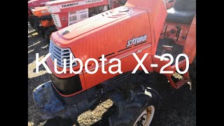 Kubota Saturn X-20 видео обзор японского мини трактора от компании Kotamoto.