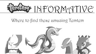 Temtem Informative #1 Where can I find these Temtem?