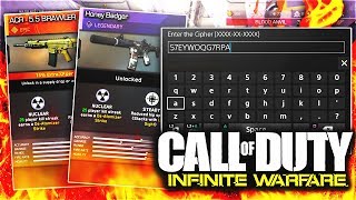 QUARTERMASTER CIPHER CODES REVEAL + FINAL SET OF DLC WEAPONS! (IW QR-M5TR CODES + NEW DLC GUNS)