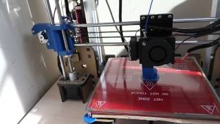Идеальная печать после небольших переделок на 3d ptinter hesine prusa i 3