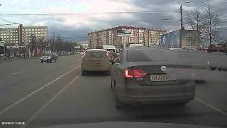 Маршрутное такси г. Челябинск обгон по встречной полосе