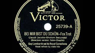 1938 HITS ARCHIVE: Bei Mir Bist Du Schoen - Guy Lombardo (vocal trio)
