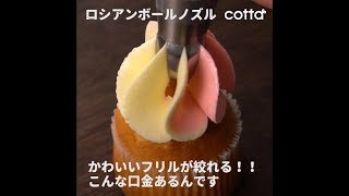 ロシアンノズル口金(3D口金) |  How to use the Russian Nozzle | cotta-コッタ