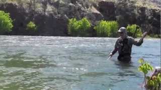 Tenkara in Big Water - How to land big fish