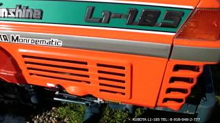 ЯПОНСКИЙ МИНИ ТРАКТОР KUBOTA L 185