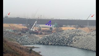 КРЫМСКИЙ МОСТ. Строительство сегодня 20.11.17. Керченский мост онлайн.Уклон тоннеля.