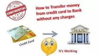 SOLUTION FOR FREE TRANSFER FROM CREDIT CARD TO BANK USING PAYZAPP