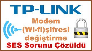 2 dakika da TP LINK kablosuz modem wifi şifresi değiştirme (Ses sorunu düzeltildi)