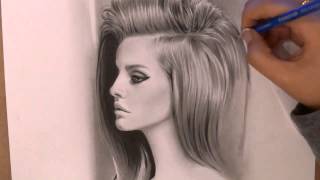 Lana Del Rey Speed Drawing