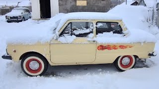 Новый стильный вид у ЗАЗ  968 м ретро тюнинг  2 часть вайтволы и покраска дисков/.прокачка тачки