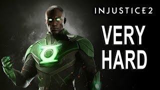 Injustice 2 - Green Lantern John Stewart Battle simulator (VERY HARD) NO MATCHES LOST