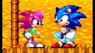 Sonamy In Autumn Hills Zone (Sonic Mania Mod)