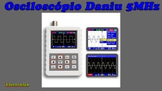 Mini Osciloscópio 5MHz portátil!!! Ultra rápido!
