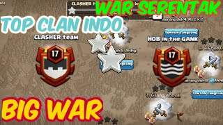 Serangan War Serentak Top Clan Indonesia |Clasher Team vs HOB in The Gank| Clash of Clans
