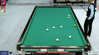 Крыжановский Сергей (MDA) - (RUS) Пащинский Юрий Кубок Кремля 2019