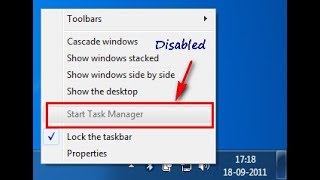 How to Enable/Disable Task Manager in Windows XP/7/8