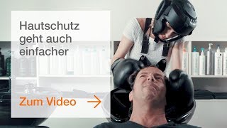 Coiffeusen und Coiffeure: Schützen Sie Ihre Hände beim Haare waschen - der Boxer