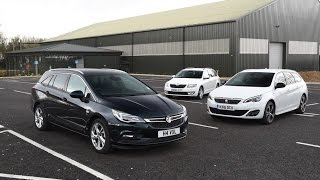 Vauxhall Astra Sports Tourer vs Skoda Octavia Estate vs Peugeot 308 SW