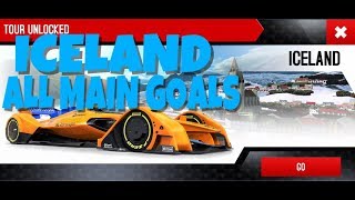 Asphalt 8 2018 McLaren X2 championship Iceland all main goals