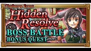[FFRK] FFVII Hidden Resolve - Yuffie -  Bonus Quest 4st Floor #201
