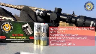 Пулевой патрон Диаболо Спин Магнум, НПФ ТАХО