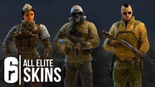 Rainbow Six Siege - ALL ELITE SKINS + ASH, THATCHER, FUZE LEAKED SKINS