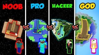 Minecraft NOOB vs. PRO vs. HACKER vs. GOD: SECRET PLANET HOUSE in Minecraft! (Animation)